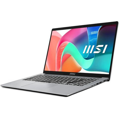 Ноутбук MSI Modern 15 F1MG-801XRU Core 5 120U 16Gb SSD512Gb Intel Graphics 15.6" IPS FHD (1920x1080) FreeDOS silver