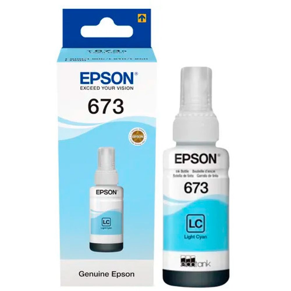 Контейнер EPSON T6735 со светло-голубыми чернилами для L800