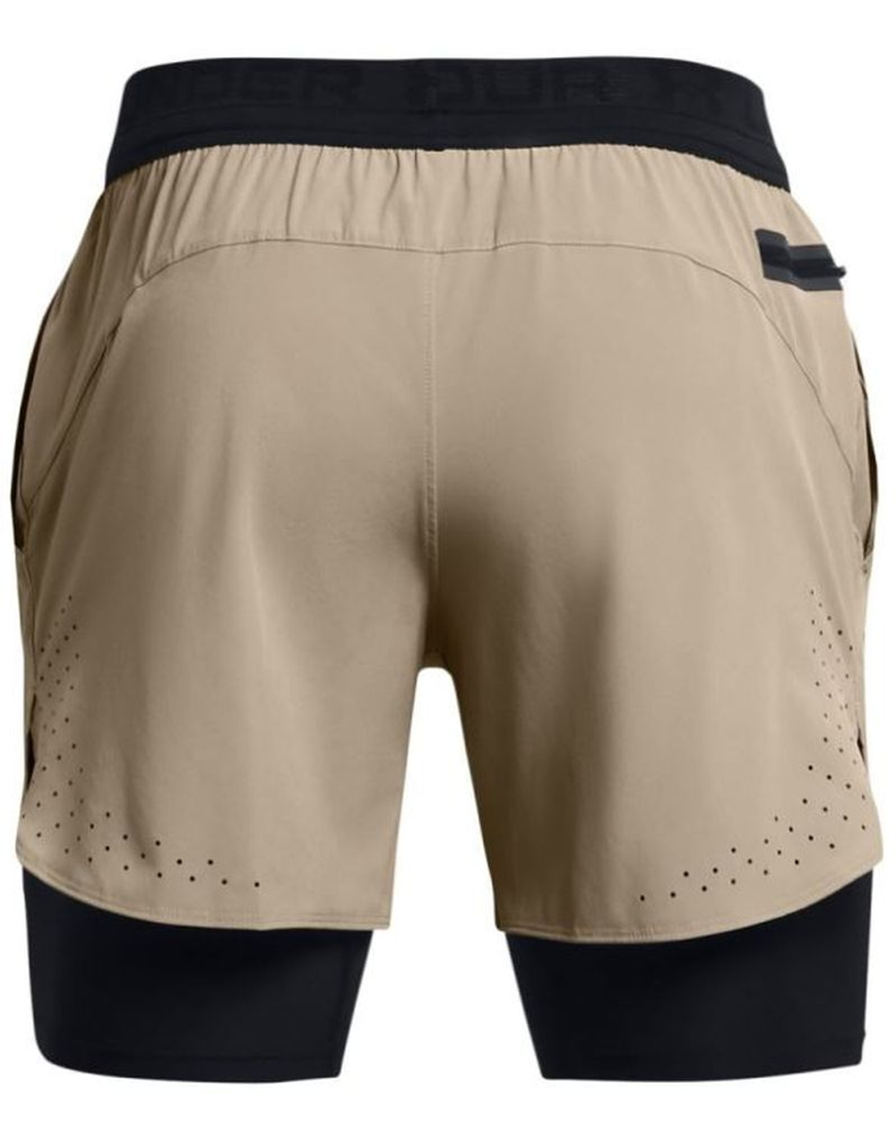 Мужские теннисные шорты Under Armour Vanish Elite 2in1 - Бежевый