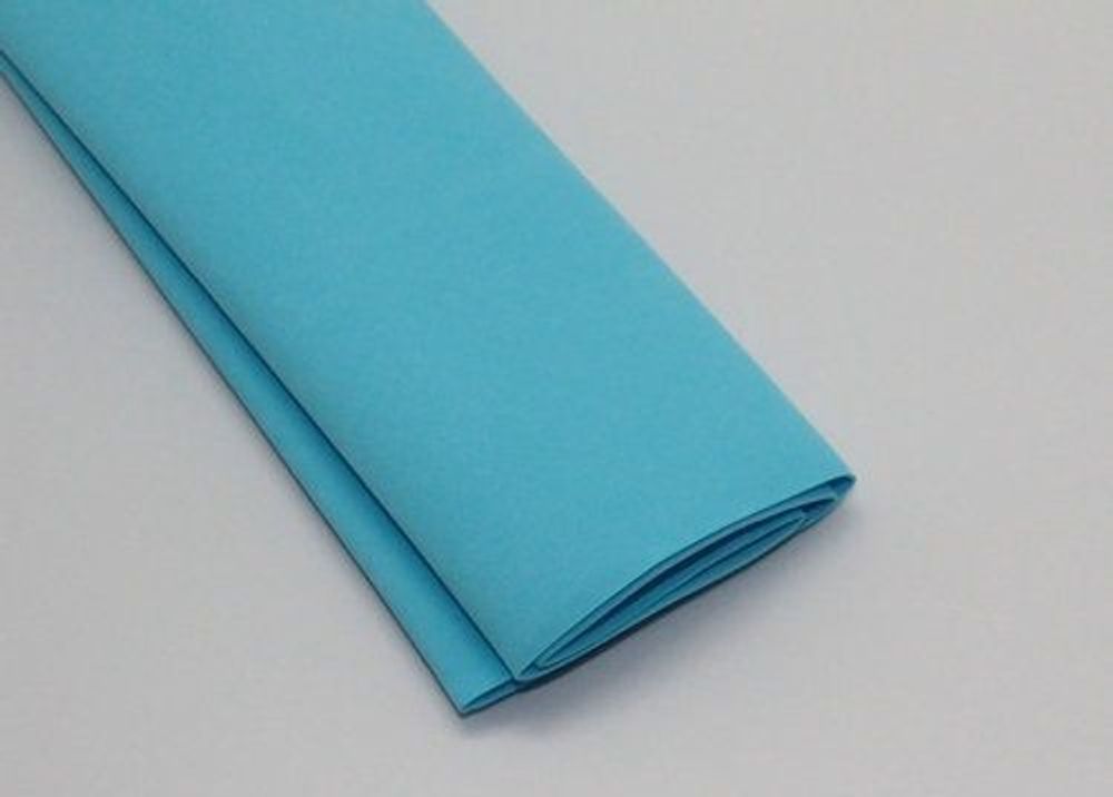 Фоамиран Иранский, толщина 1 мм, размер 60х70 см, цвет голубой (1 уп = 5 листов)