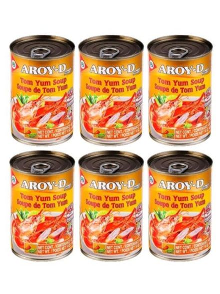 Суп Том Ям Aroy-D жестяная банка 400 г 6 шт