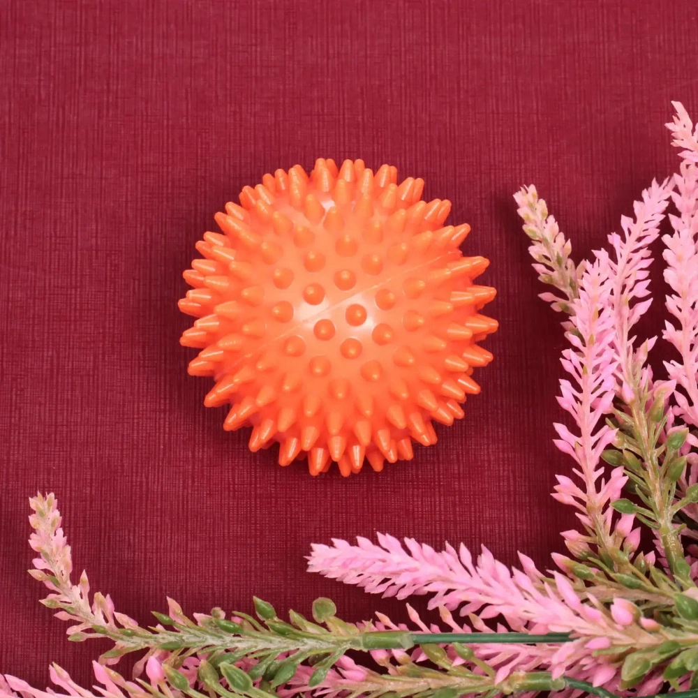 Мячик массажный с шипами 7,5 см, микс