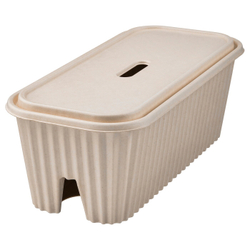 IKEA HÖNSNÄT  (ИКЕА ХÖНСНÄТ)  -  Кабельный короб, натуральный, 38x18x14 см