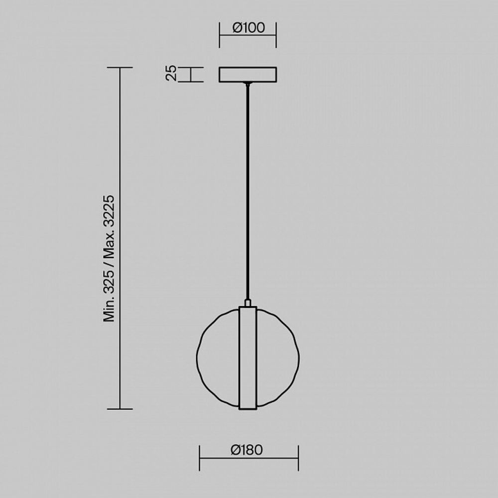 Подвесной светильник Maytoni Misterio MOD379PL-L6B3K