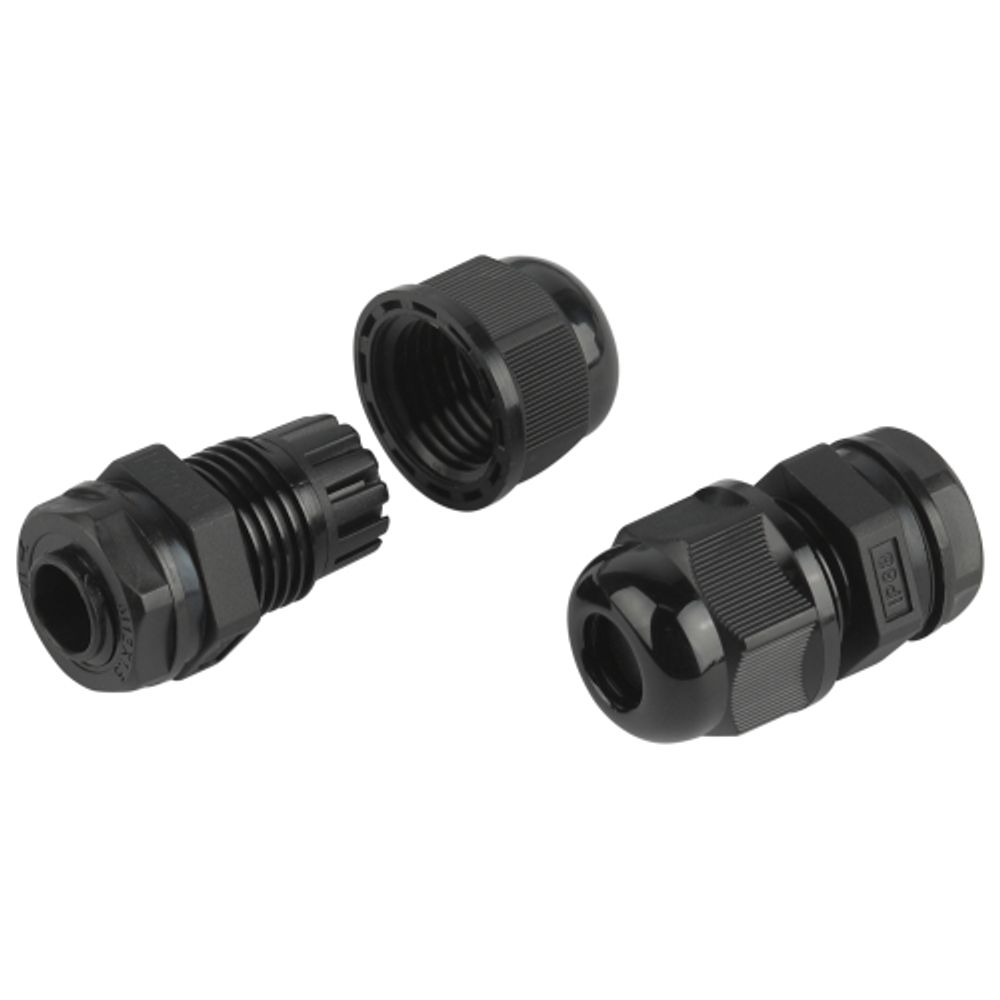 Кабельный ввод сальник ЭРА NO-224-241 MG 12 (d отв.12 мм / d провод.4-8 мм) IP68 (упаковка 20 штук) | Кабельные вводы (сальники)