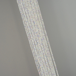 Белая шпинель синтетическая с иризацией и опаловым эффектом, 2мм, шар, микроогранка