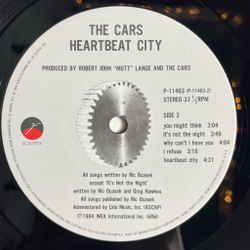 Винтажная виниловая пластинка LP The Cars Heartbeat City (Japan 1984) (No Obi)