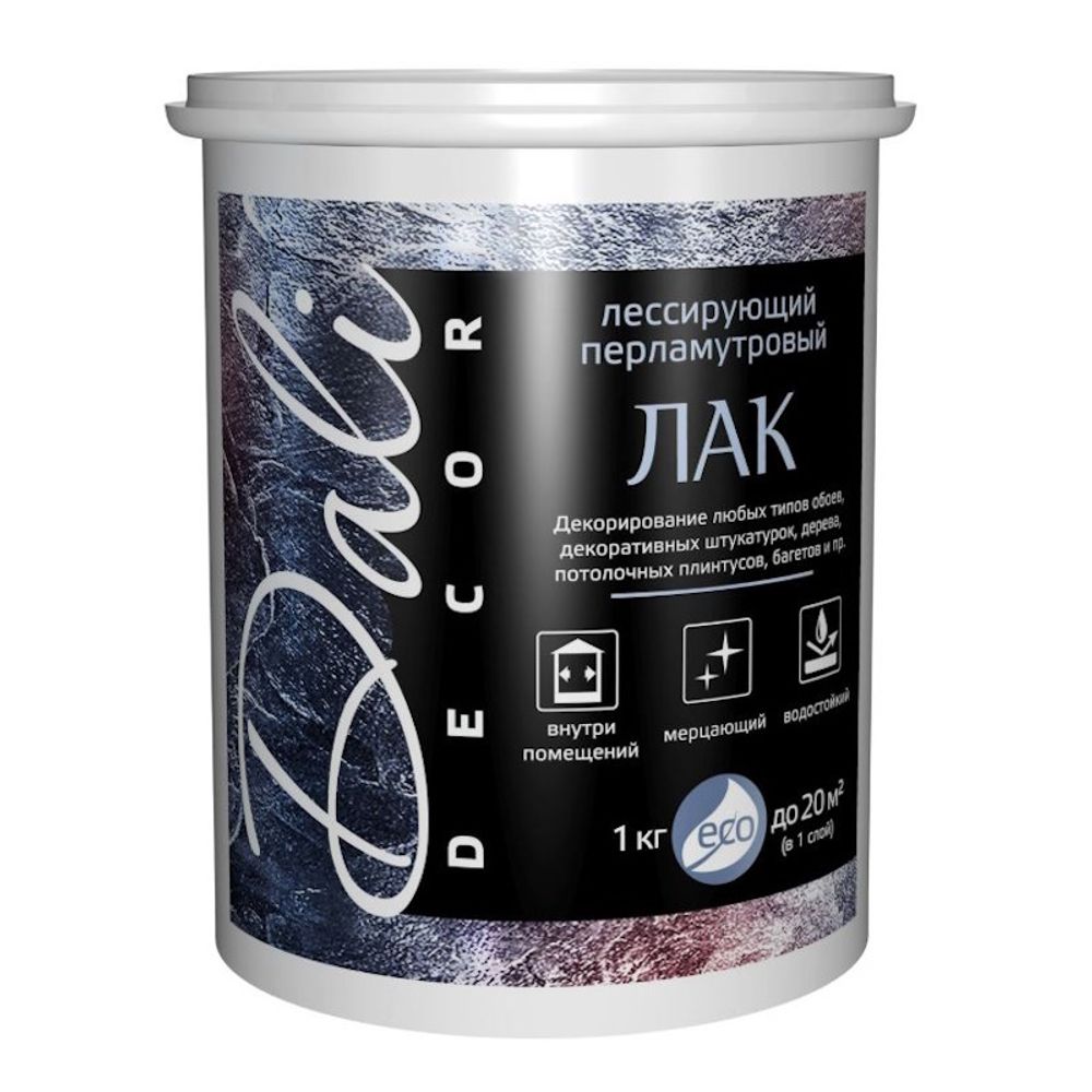 Лак лессирующий перламутр DALI Decor золото  1кг  (Рогнеда)
