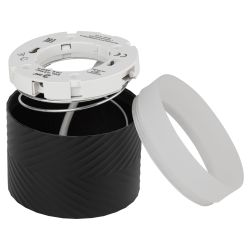 Светильник настенно-потолочный спот ЭРА OL38 BK под GX53 IP20 черный