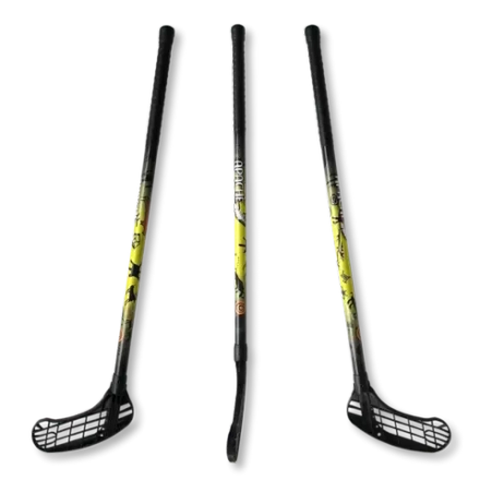 Клюшка для флорбола FLOORBALL ACITO APACHE YELLOW 95 LFT