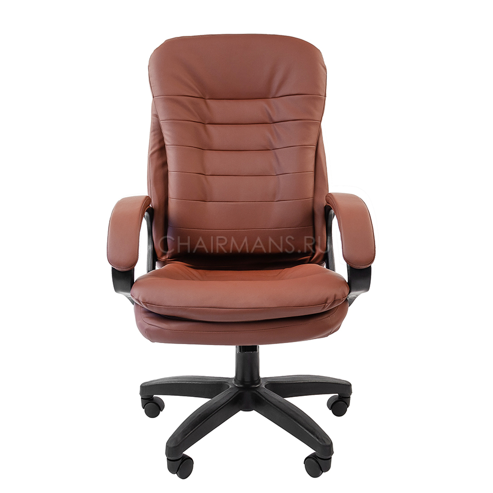 Кресло руководителя Chairman 795 LT экокожа коричневый
