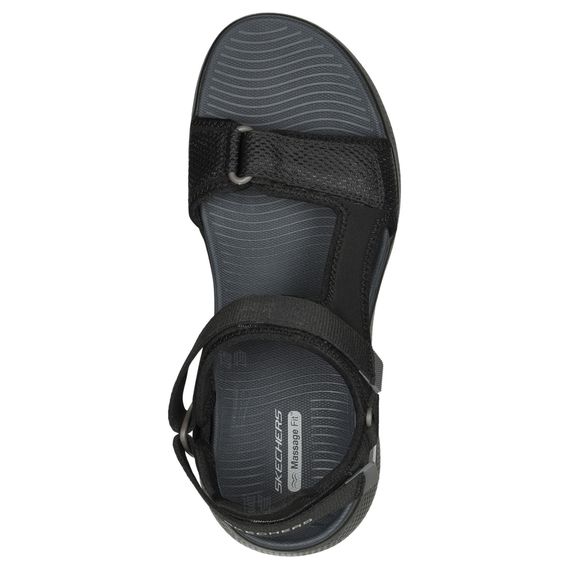 Skechers Go Walk Massage Fit 'Black Gray'