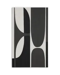 Абстрактная черно-белая картина Onure, 120 x 200 см