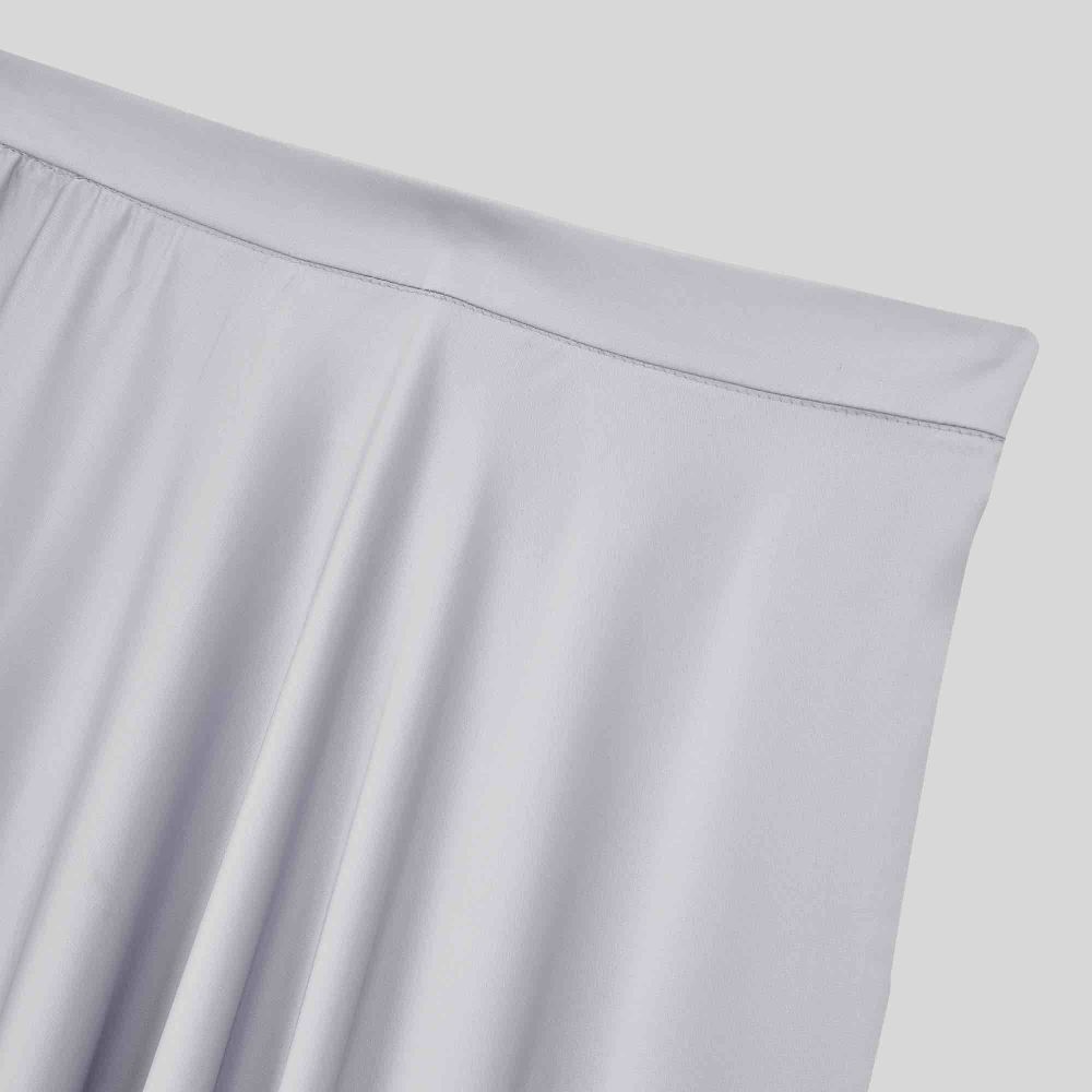 Юбка One Two Silk A-line Silver