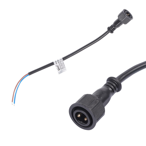 UCX-LC2/L52-0.25M/M7 DC24V BLACK Провод, 25см, для подключения линейных прожекторов 24V серии L52, L53 к контроллеру. Разъем папа. TM Uniel