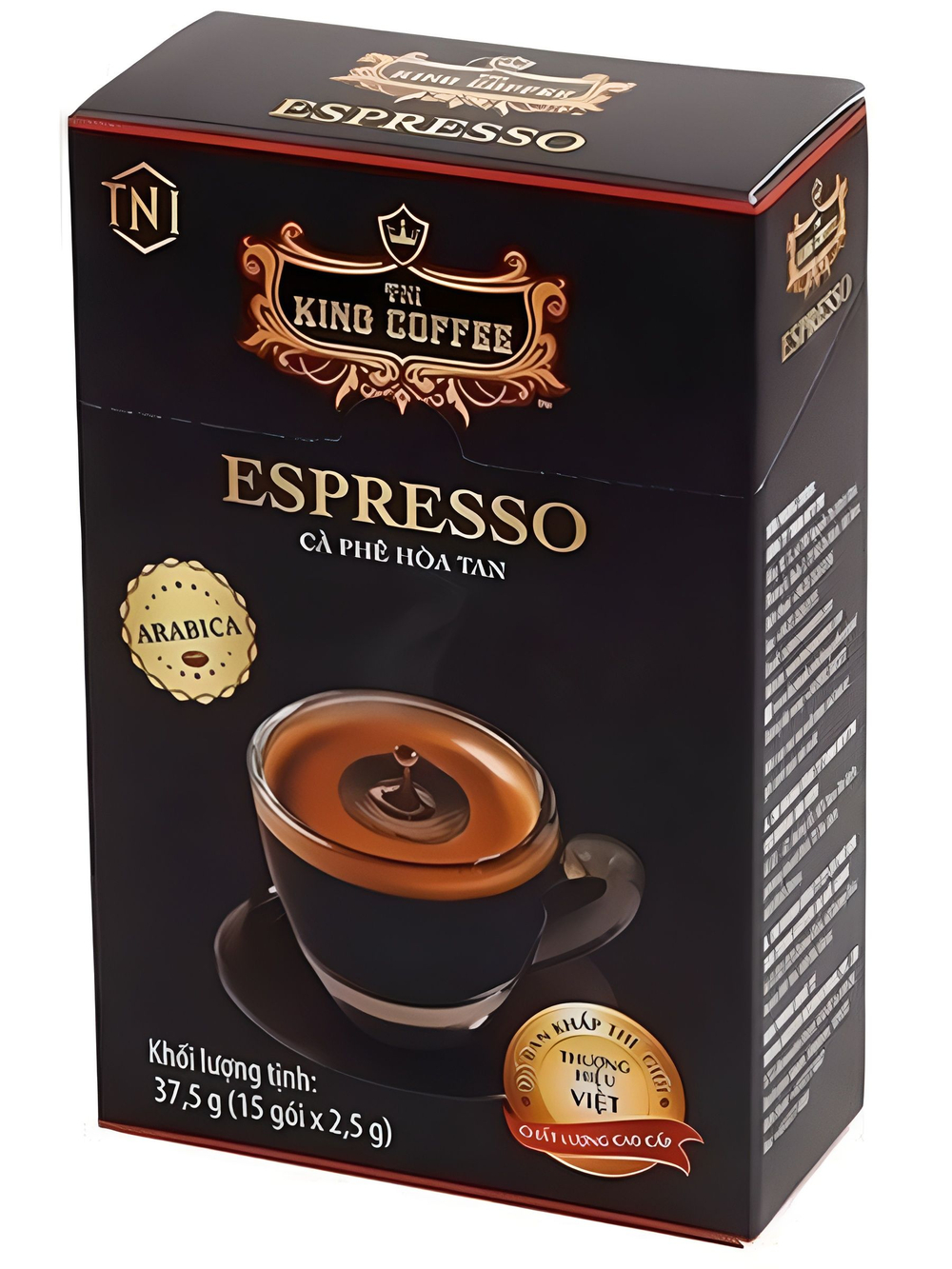 Вьетнамский растворимый черный кофе арабика Espresso King Coffee, 45 пак.