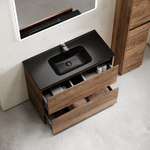 Тумба напольная под раковину Sancos Libra Floor, дуб чарльстон 990х450х840 мм