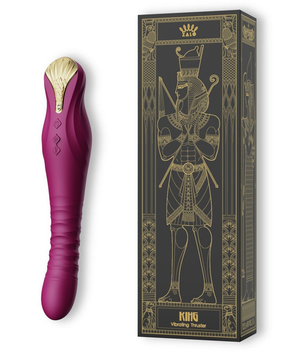 Вибратор для точки G Zalo King с возвратно-поступательными движениями