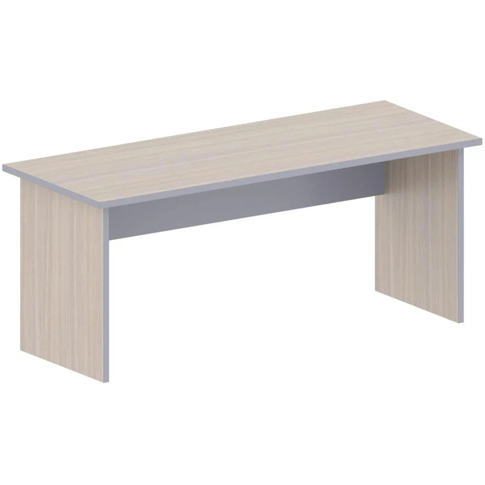 Стол Easy B (436,256) светлый дуб/серый (430/440) Ш1800