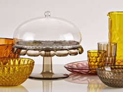 Блюдо для торта с крышкой Vanity, Ø30 см, коричневое