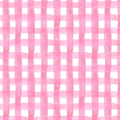 Розовая клетка на белом