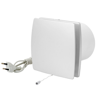 Накладной вентилятор Europlast Т100WP- с проводом и выключателем, белый