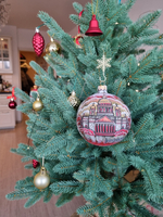 Шар стеклянный "Исакиевский собор",  ручная роспись