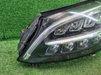 Битая Фара левая Mercedes C w205 (2018-2023) LED