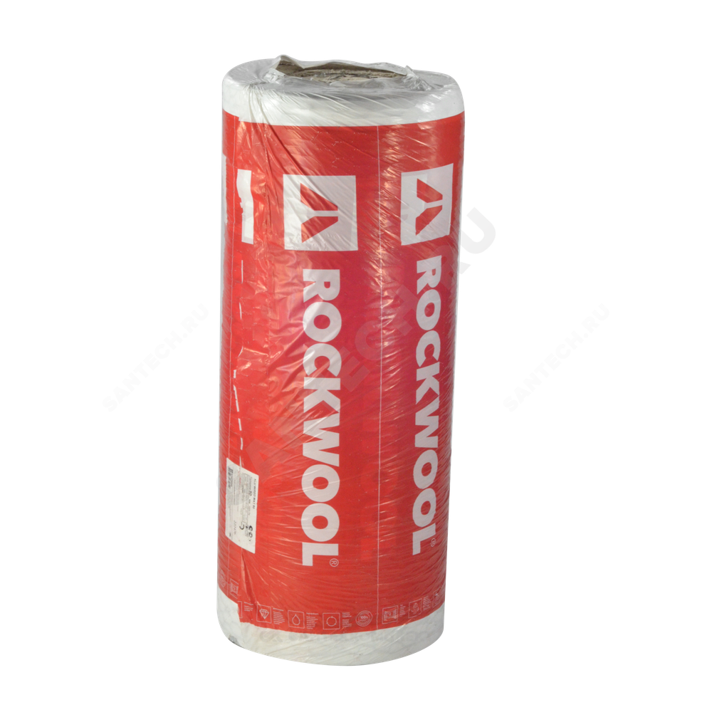 Рулон минеральная вата WIRED MAT 80 ALU 60х1000-4 ROCKWOOL 222479