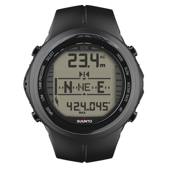 Декомпрессиметр Suunto DX Black Elastomer