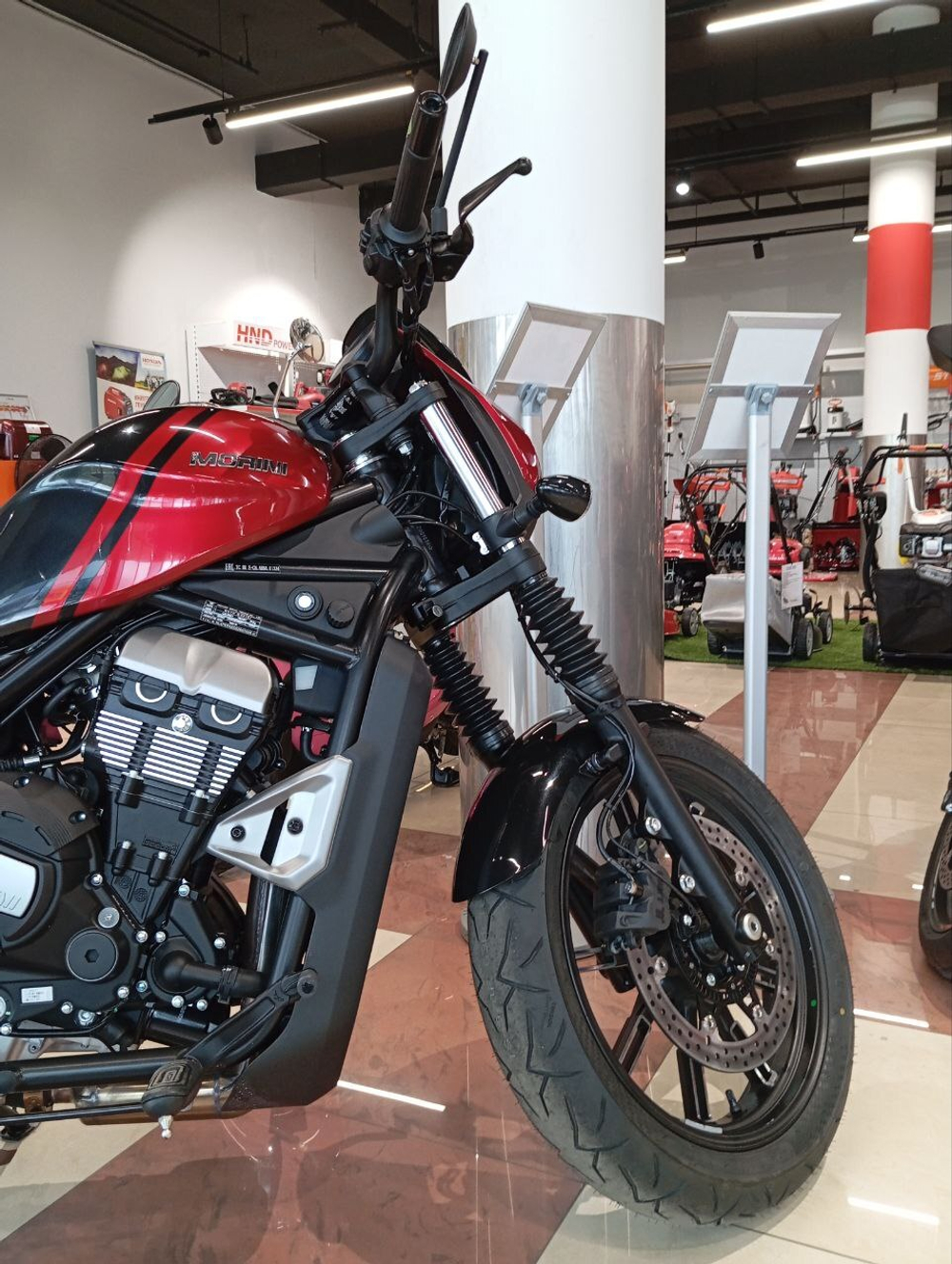 Мотоцикл Moto Morini CALIBRO CUSTOM красный