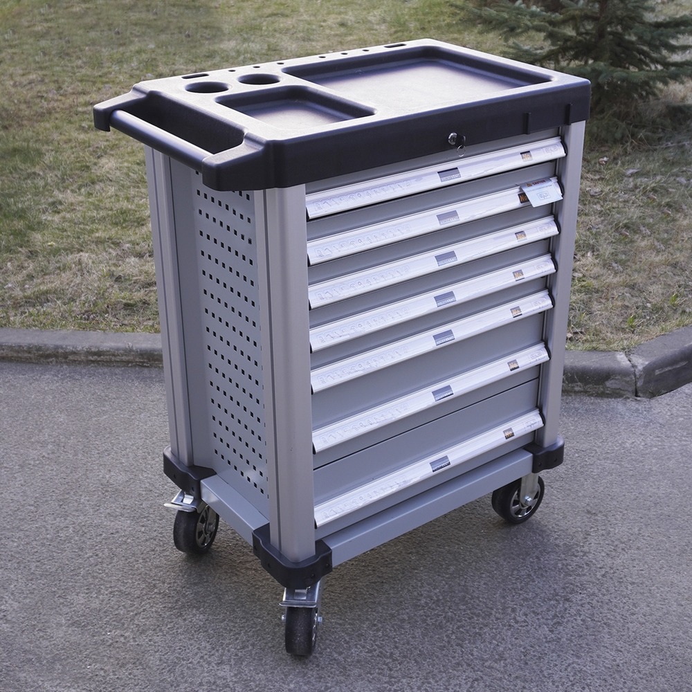 WDK-907 Инструментальная тележка, 7 ящиков