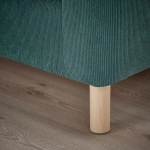 3-местный диван с оттоманкой - IKEA PÄRUP/PARUP/ПЭРУП ИКЕА, бирюзовый