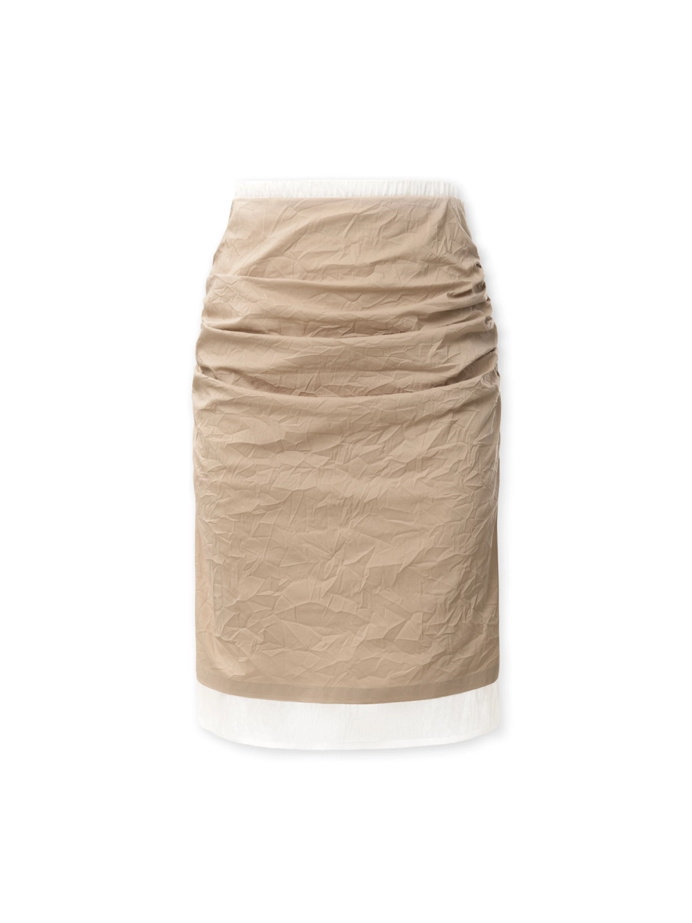 Юбка двойная со сборкой