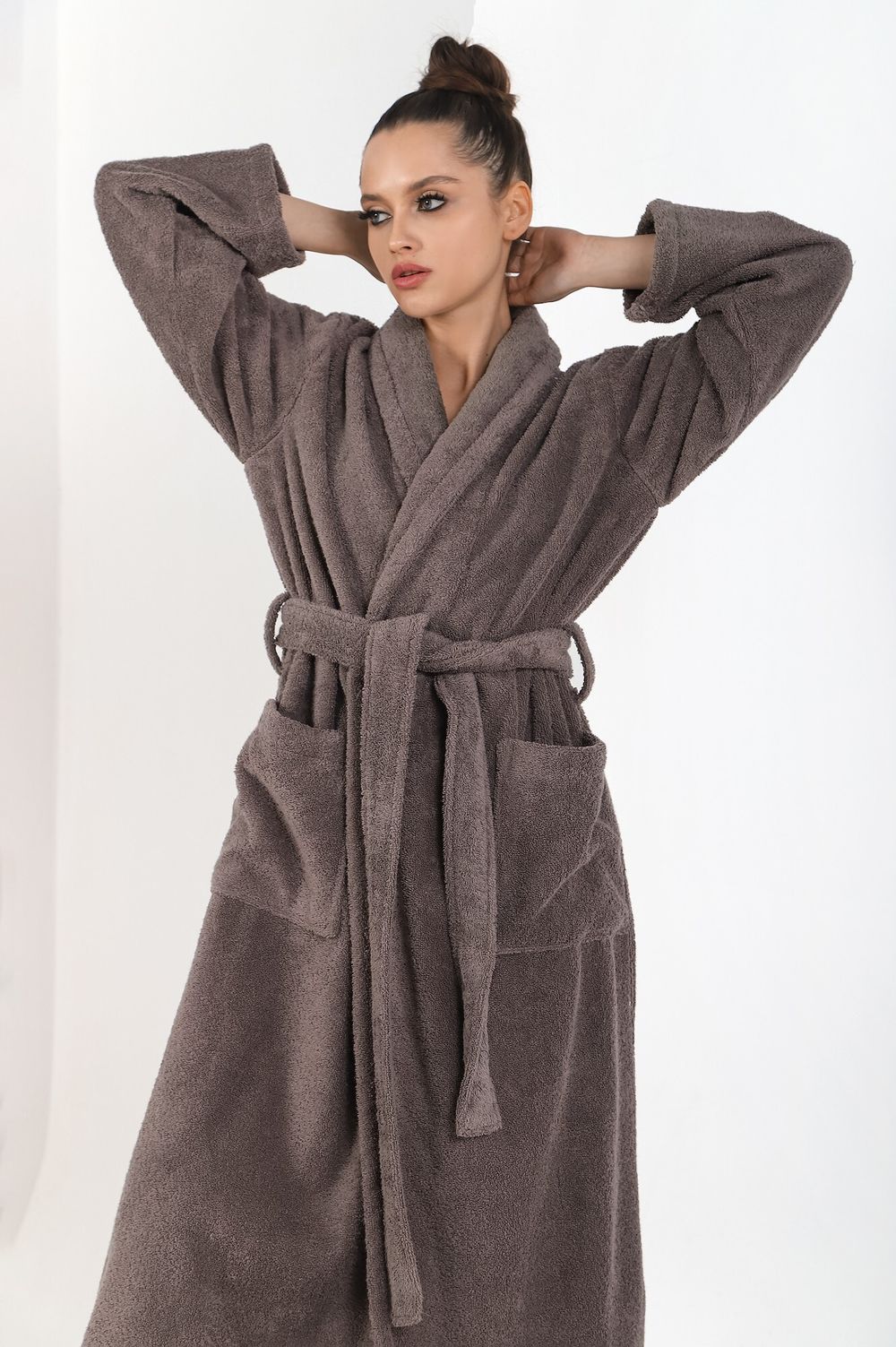 Халат женский Комфорт-3 Виотекс СЕРЫЙ