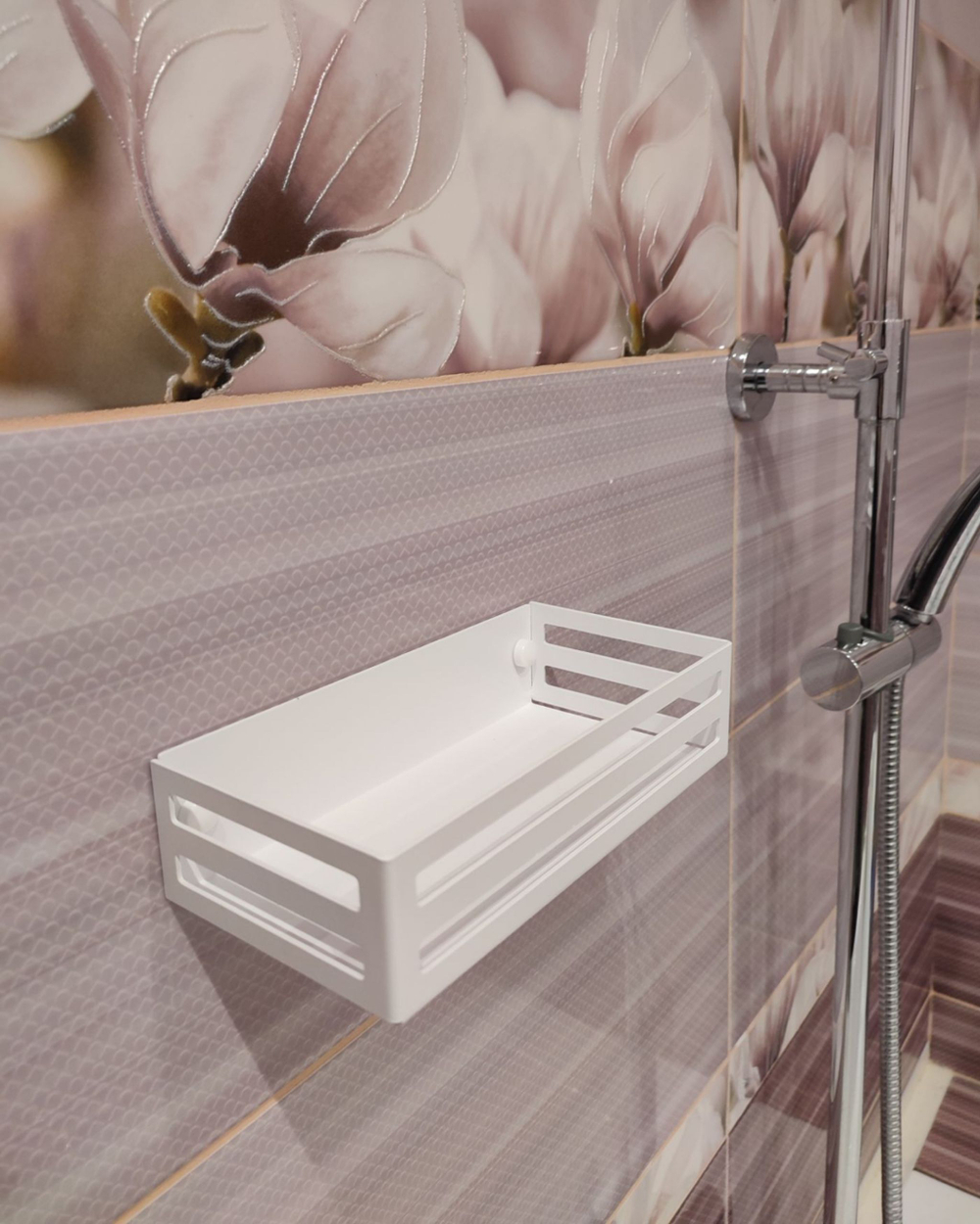 Полка в ванную, полка на кухню, полка в прихожую, цвет  белый, размер 20х10х5см