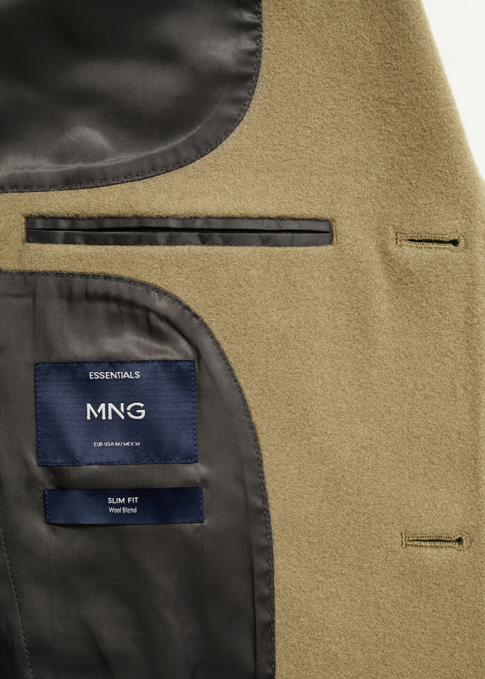 Длинное пальто с шерстью