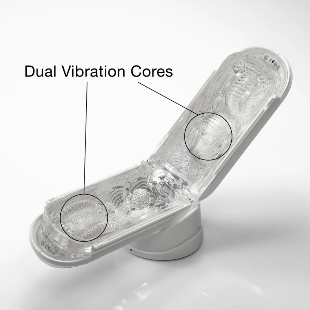 Мастурбатор Tenga Flip Zero Gravity с вибрацией, белый