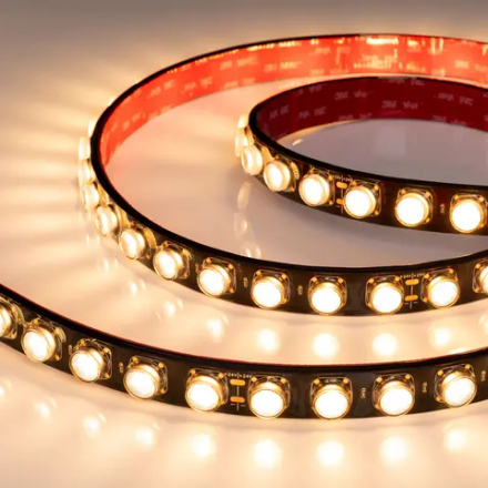 Светодиодная лента герметичная FLT-PS-A42-BLACK-23mm 24V Warm2700 (21 W/m, IP67, 30deg, 5m) (Arlight, -) 049293