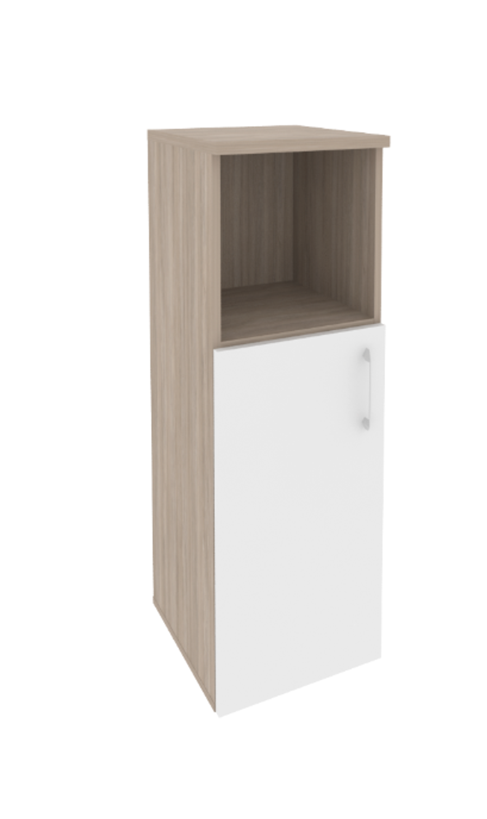 Шкаф средний узкий с нишей Onix