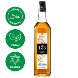 Сироп Персик белый 1л 1883 Maison Routin