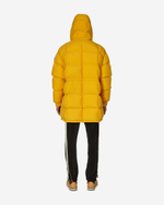 Moncler Genius Длинный Пуховик Palm Angels Pentaflake Желтый