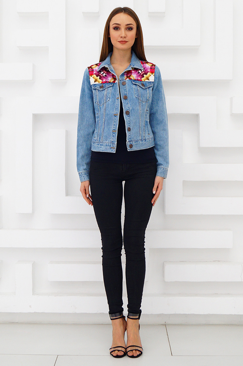 LIGVIANNI Джинсовая куртка Denim Jacket Rose