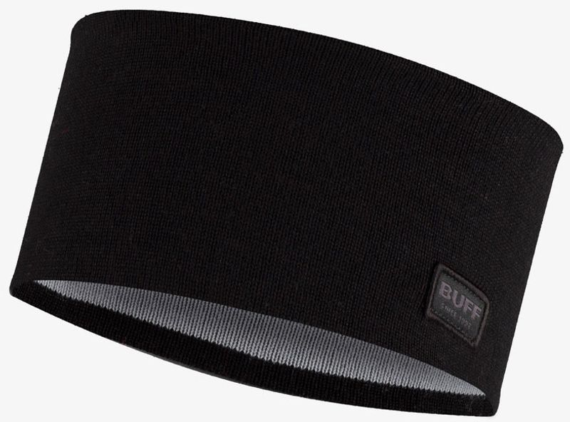 Вязаная повязка на голову Buff Headband Knitted Niels Black Фото 1