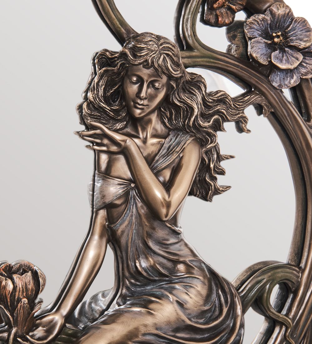 Veronese WS-1467 Настенное зеркало «Девушка» в стиле модерн