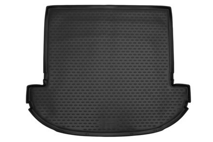Коврик в багажник подходит для HYUNDAI Santa Fe 2021-&gt; внед. 7 мест со сложенным задним рядом 1шт. (полиуретан)