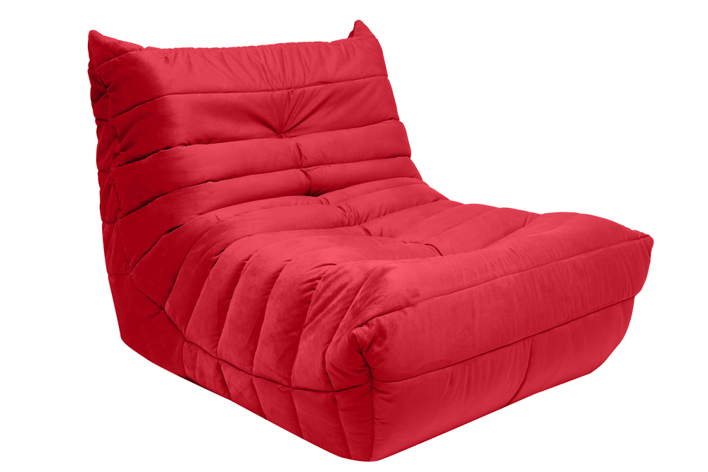 Диван Маршмеллоу Красный 1 секция