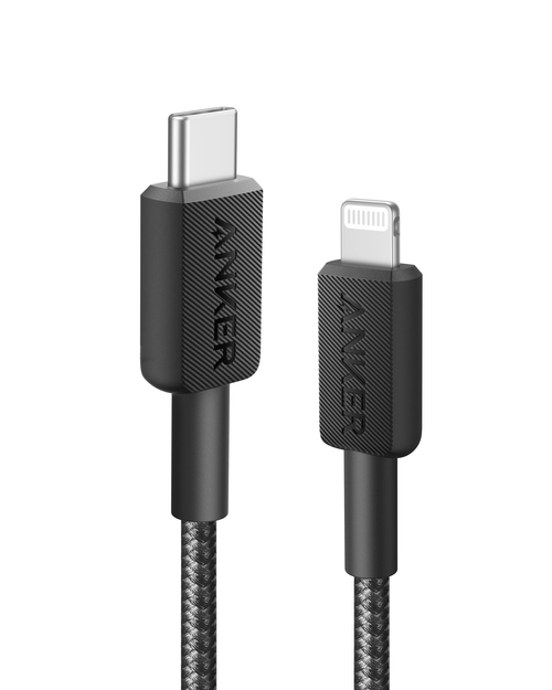 Кабель Anker Power Line 322 USB-C - Lighting  0,9m A81B5 Black