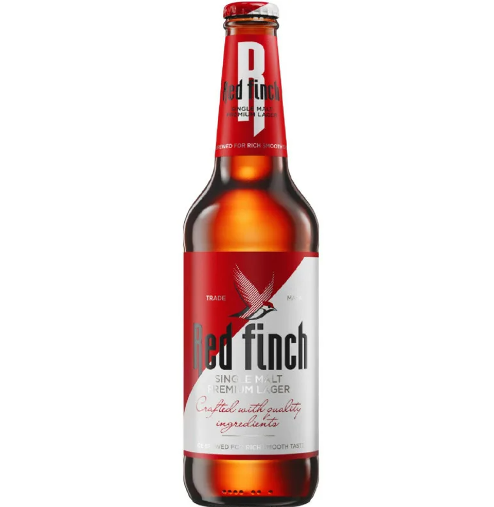 Пиво "Red Finch" светлое 0,45л. с/т (20шт., в упаковке)
