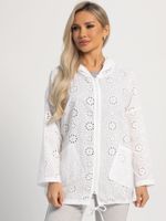 Пыльник Зикки (белый/кружево) Б15978-4М LT Collection